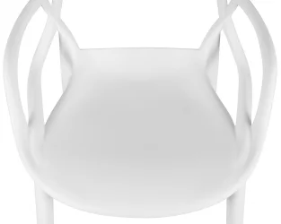 Стул барный ДОБРИН МАСТЕРС БАР Белый В-02 / DOBRIN MASTERS BAR W-02