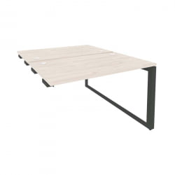 Стол-приставка двойной на О-образном м/к к опорым элем. ОНИКС О.МО-Д.СПР-2.7 Денвер Светлый/Антрацит / ONIX O.MO-D.SPR-2.7