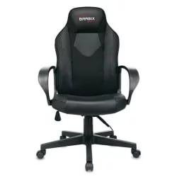 Кресло компьютерное BRABIX Game GM-017 экокожа Черное