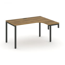 Стол-надставка на опорную тумбу (правый) CONCEPT CN.OSAN-002(R) Сандал Янтарный Антрацит