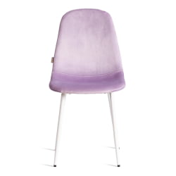 Стул для кухни BREEZE (mod. JSC-58) Велюр/металл , 44 х 53 х 86 см, Lavender (лавандовый) HLR26 / белый