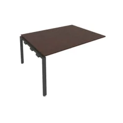 Проходной наборный элемент переговорного стола Метал Сйстем Б.ППРГ-4 Венге/Антрацит / Metal System