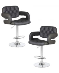 Стул барный DOBRIN TIESTO (серый) 2 шт