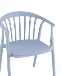 Стул Кампо пластик Голубой / Campo