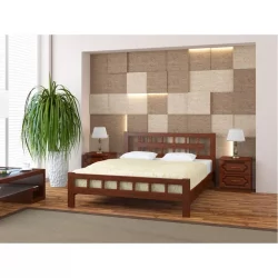 Кровать из массива Натали-5 200х90 Слоновая кость