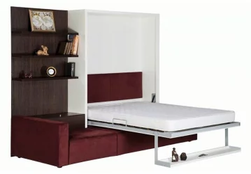 Мебель-трансформер Смарт 1 3-в-1 1600 левый Ясень шимо темный