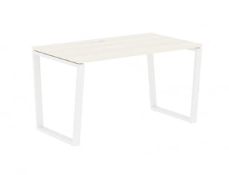 Стол письменный EDIS EVST 1380 Ясень Траун Белый
