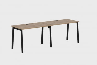 Бенч-система ЕДИС ЕЛВСТ 2367 Дуб Денвер светлый Черный / EDIS ELWST