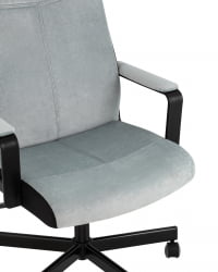 Кресло руководителя TopChairs ST-DOMINGO Серо-голубой