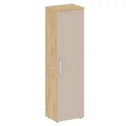 Гардероб узкий левый СХИФТ СК.ГБ-1 (Л) Тиквуд Темный/Капучино / SHIFT SK.GB-1 (L)