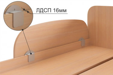 Бортик для деткой кровати XYZ-123 дуб млечный