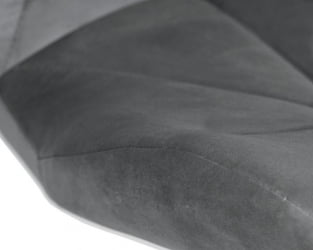 Стул барный ДОБРИН БАРНЙ БЛАCК (серый велюр (МДЖ9-75)) 2 шт / DOBRIN BARNY BLACK (MJ9-75))