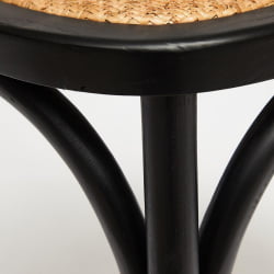 Стул CРОСС (мод.CБ2001) дерево береза, 49.5*53.5*87, черный / CROSS (mod.CB2001)