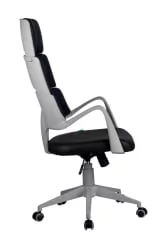 Кресло оператора Riva Chair SAKURA (серый пластик) Черный