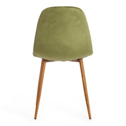 Стул для кухни BREEZE (mod. 4724) вельвет/металл, 44 х 53 х 87 см, Green (зеленый) HLR54 / натуральный
