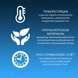Матрас Bio Memory Сocos TFK 80x190 Матрас Bio Memory Сocos TFK 80x190