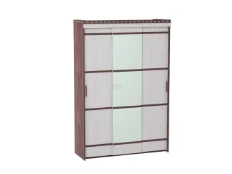 Дизайнерский шкаф Ольга 13 Анкор темный/Анкор светлый