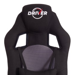 Кресло DRIVER (22) ткань, черный/серый, 2603/TW-12