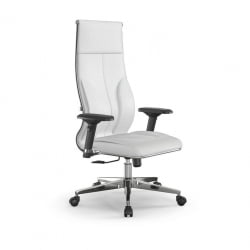 Кресло руководителя Мetta L 1m 46/4D Infinity Easy Clean (MPES) Комплект 3 Белое