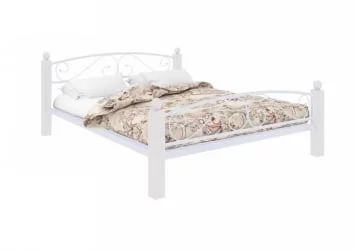 Кровать Вероника Lux Plus 1200х1900 Белая Кровать Вероника Lux Plus 1200х1900 Белая