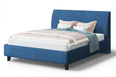 Кровать Хилтон, 2000 кс 1600 мм, синий / x