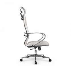 Кресло руководителя Metta L 2c 44C/K116 Infinity Easy Clean (MPES) Комплект 3 Белое
