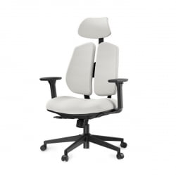 Эргономичное компьютерное кресло Еурека ОC10-ОВ, белое / Eureka OC10-OW,