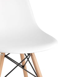 Стул Еамес Стиле ДСВ белый (разборный каркас) / Eames Style DSW