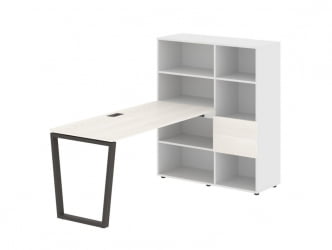 Рабочая станция EDIS EVRST 1115 Ясень Траун Мокко Белый