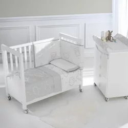 Покрывало детское Micuna Dolce Luce покрывало+борт 120x60 TX-1650 Grey