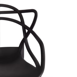 Стул Кат Чаир (мод. 028) пластик, 53 кс 59 кс 82,5 см, черный (Блаcк 3010) / Cat Chair (mod. x x (Black