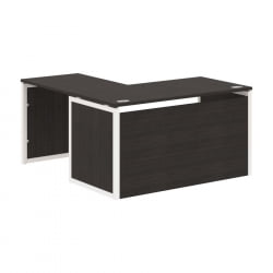 Стол письменный угловой правый XTEN-QP XQPCT 1415H R Дуб Юкон Белый