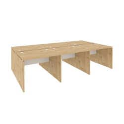 Рабочая станция ОНИКС О.Д.РС-6.1.8 Тиквуд Светлый/Белый / ONIX O.D.RS-6.1.8