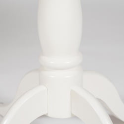 Стол раскладной Solerno (ME-T4EX) дерево гевея/мдф, 70х100+29х75см, ivory white (слоновая кость 2-5)