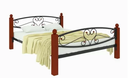 Кровать 180 на 190 Каролина Lux plus 1800х1900 Синяя