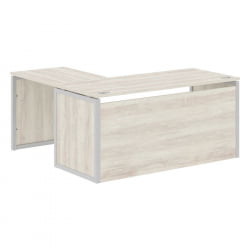 Стол письменный угловой правый XTEN-QP XQPCT 1615H R Сосна Эдмонт Серый