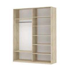 Белый шкаф-купе в прихожую Прайм 1200 ДСП/ДСП Белый снег