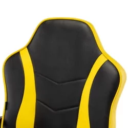 Кресло компьютерное BRABIX Shark GM-203 экокожа Черный-желтый
