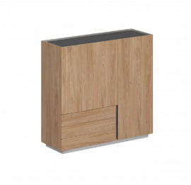 Шкаф левый Oliver OL-060-20-17.GN.GN.GN.L Гикори натуральный Шкаф левый Oliver OL-060-20-17.GN.GN.GN.L Гикори натуральный