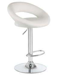 Стул барный ДОБРИН МИРА (белый) 2 шт / DOBRIN MIRA