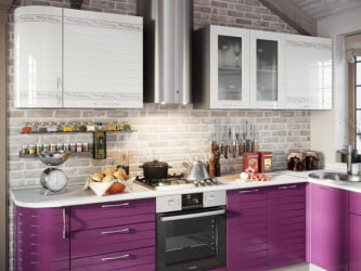 Панель окончание тумбы кухонной 704 тип 3 Анастасия ЛД 848.003.000 Ежевика