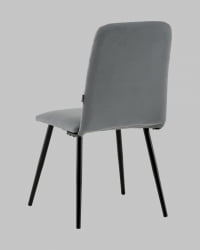 Стул Кристенсен велюр серый