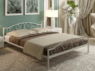 Кровать Ангелина Plus 1600х1900 Белая