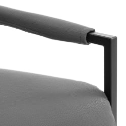 Кресло Charli LUX/Чарли Люкс К экокожа , Sharp Графит, 70х80х82 см