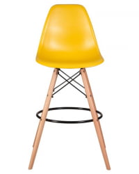 Стул барный ДОБРИН ДСВ БАР (ножки светлый бук, цвет горчичный (Й-03)) 2 шт / DOBRIN DSW BAR (Y-03))