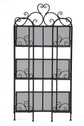 Этажерка Secret De Maison 005 стальной сплав, 65х26х132см, черный
