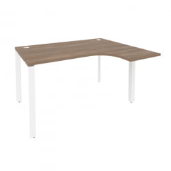 Стол эргономичный правый на П-образном м/к ОНИКС О.МП-СА-3Р Дуб Аризона/Белый / ONIX O.MP-SA-3R
