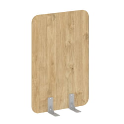 Перегородки на металлических опорах на фетровых подпятниках Р-лине ДП.Ф-80-120 Тиквуд Светлый / R-line DP.F-80-120