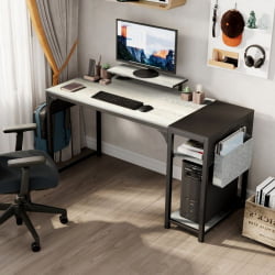 Письменный стол с полками EUREKA ZX-SS140B-OGB с шириной 140 см Oak Grey