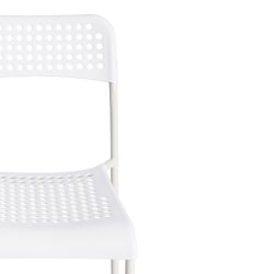 Стул для кухни ADDE (mod. C-049) металл/пластик, 39 х 49 х 78 см, White(белый) разборный